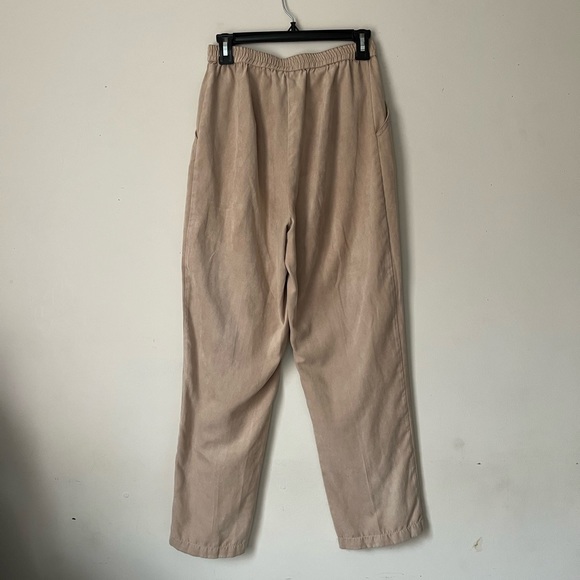 *SOLD* Vintage faux suede trousers - Picture 3 of 5